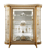 Melodia Beige 4-Door China Cabinet by ESF Furniture at Eve Furniture