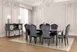 Melodi Parc Black Dining Table by Furniture of America at Eve Furniture