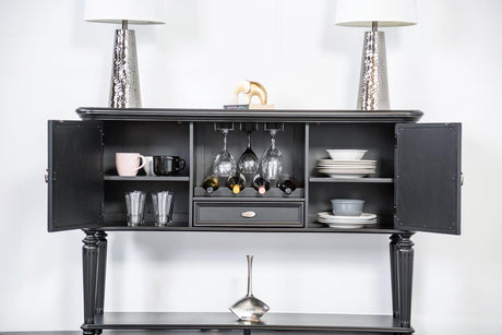 Melodi Parc Black Server by Furniture of America at Eve Furniture