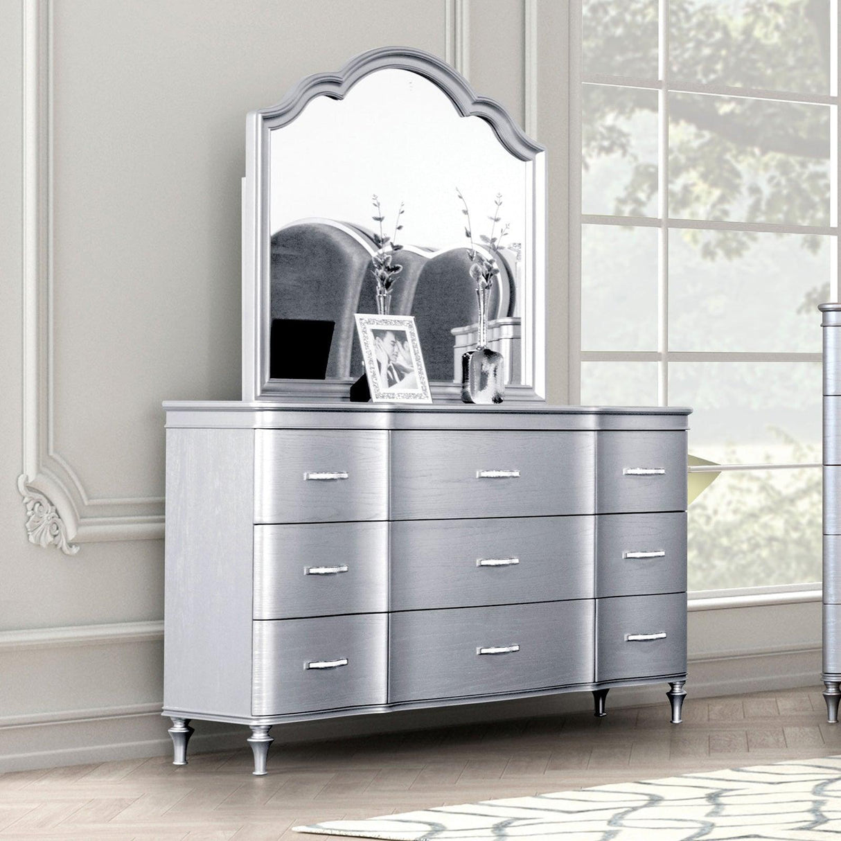 Melodi Parc Silver Dresser by Furniture of America at Eve Furniture