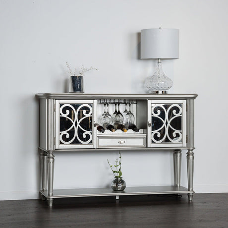 Melodi Parc Silver Server by Furniture of America at Eve Furniture