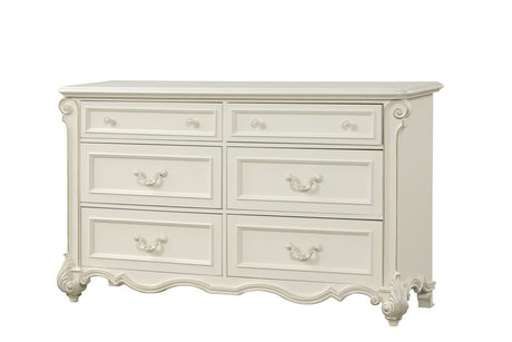 Melrose White Bedroom Set by Cosmos Furniture at Eve Furniture