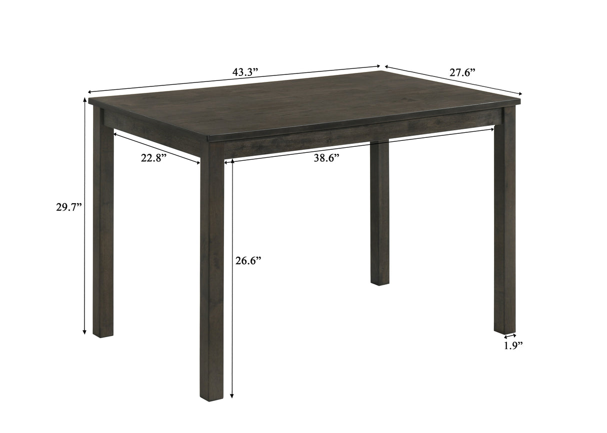 Melshire Dark Wood and Gray Dining Set by Crown Mark at Eve Furniture