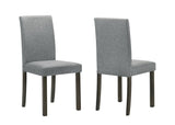 Melshire Dark Wood and Gray Dining Set by Crown Mark at Eve Furniture