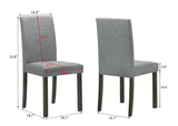 Melshire Dark Wood and Gray Dining Set by Crown Mark at Eve Furniture