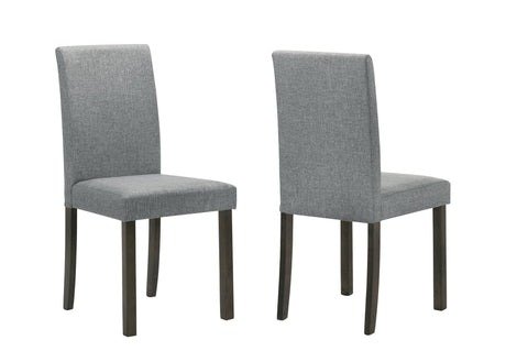 Melshire Dark Wood/Gray Dining Set by Crown Mark at Eve Furniture