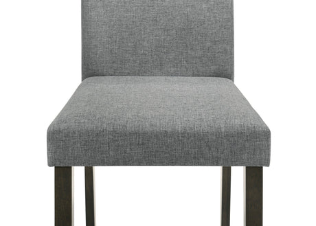 Melshire Dark Wood/Gray Dining Set by Crown Mark at Eve Furniture
