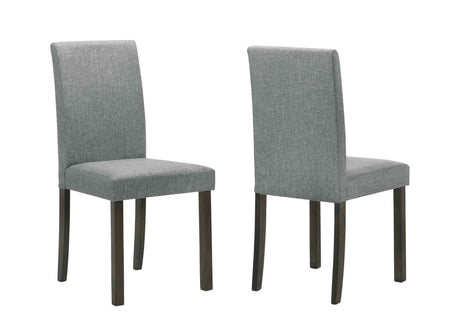 Melshire Gray Dining Side Chair, Set of 4 by Crown Mark at Eve Furniture