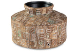 Meltland Natural/Black Vase by ASHLEY FURNITURE at Eve Furniture