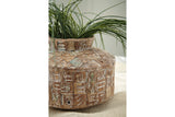 Meltland Natural/Black Vase by ASHLEY FURNITURE at Eve Furniture