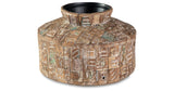 Meltland Natural/Black Vase by ASHLEY FURNITURE at Eve Furniture