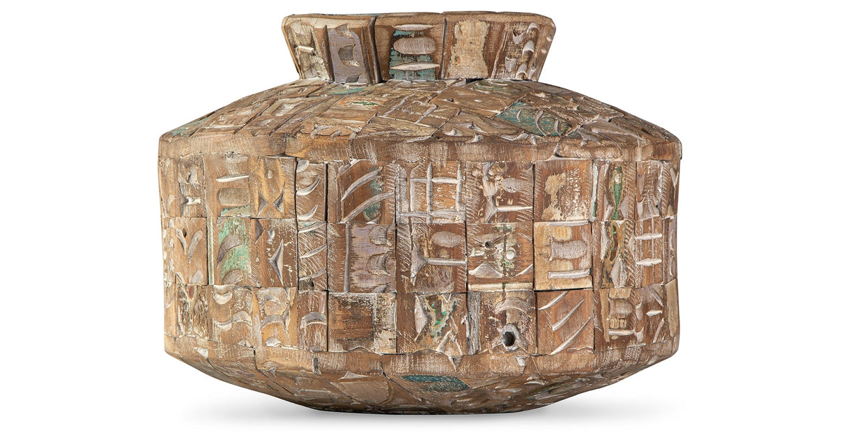 Meltland Natural/Black Vase by ASHLEY FURNITURE at Eve Furniture