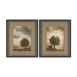 Memorable Sky (Set of 2) by Mercana Studio Hand Embelished Framed Artwork Matted under Glass by Mercana at Eve Furniture