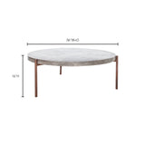 Mendez Dark Grey Outdoor Coffee Table by Moe's Home at Eve Furniture