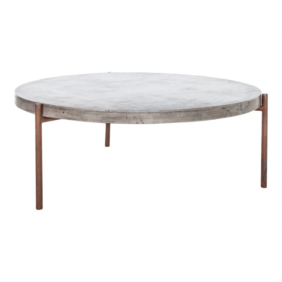 Mendez Outdoor Coffee Table Dark Grey by Moe's Home at Eve Furniture