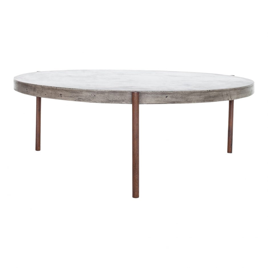 Mendez Outdoor Coffee Table Dark Grey by Moe's Home at Eve Furniture