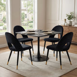 Menlo Black Dining Chair (Set of 2) by Zuomod at Eve Furniture