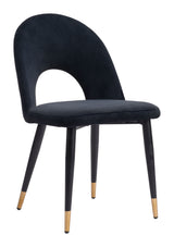 Menlo Black Dining Chair (Set of 2) by Zuomod at Eve Furniture