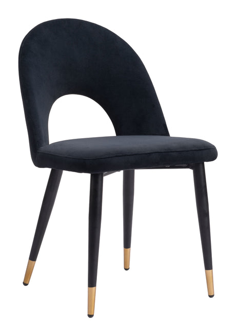 Menlo Black Dining Chair (Set of 2) by Zuomod at Eve Furniture