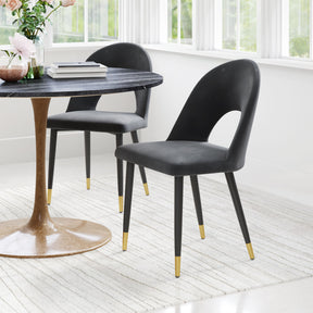 Menlo Black Dining Chair (Set of 2) by Zuomod at Eve Furniture