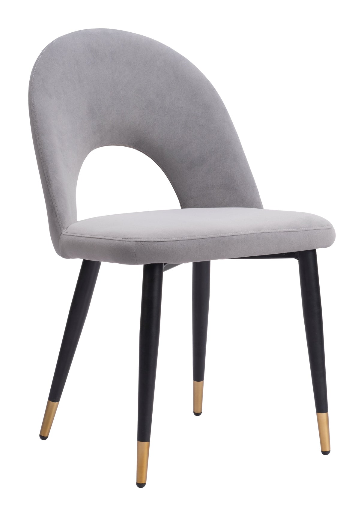 Menlo Gray Dining Chair (Set of 2) by Zuomod at Eve Furniture