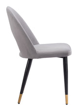 Menlo Gray Dining Chair (Set of 2) by Zuomod at Eve Furniture
