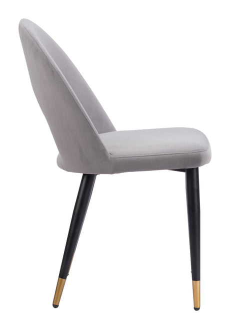 Menlo Gray Dining Chair (Set of 2) by Zuomod at Eve Furniture