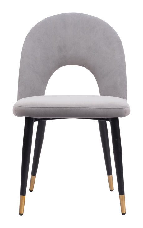Menlo Gray Dining Chair (Set of 2) by Zuomod at Eve Furniture
