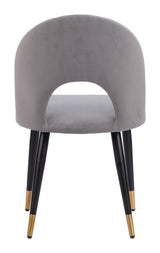 Menlo Gray Dining Chair (Set of 2) by Zuomod at Eve Furniture