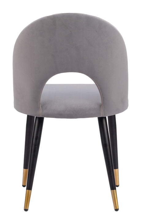 Menlo Gray Dining Chair (Set of 2) by Zuomod at Eve Furniture