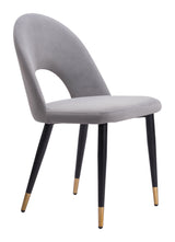 Menlo Gray Dining Chair (Set of 2) by Zuomod at Eve Furniture