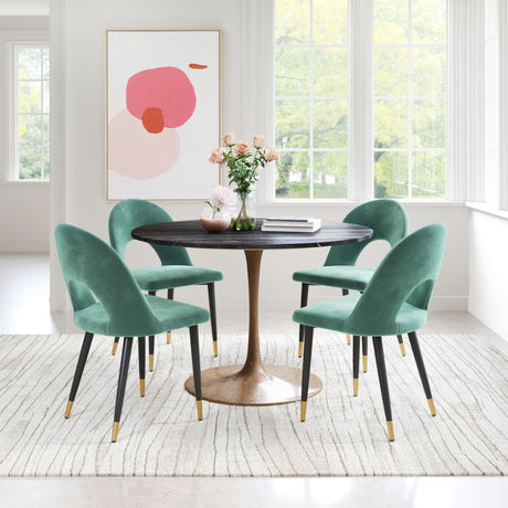 Menlo Green Dining Chair (Set of 2) by Zuomod at Eve Furniture