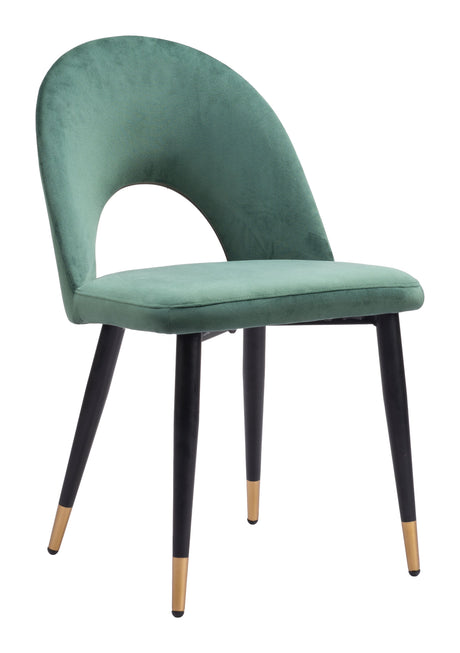 Menlo Green Dining Chair (Set of 2) by Zuomod at Eve Furniture