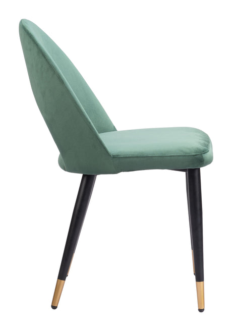 Menlo Green Dining Chair (Set of 2) by Zuomod at Eve Furniture