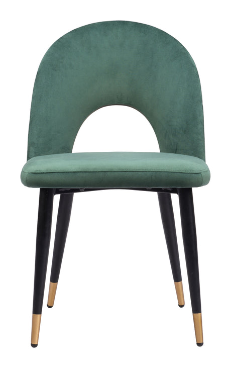 Menlo Green Dining Chair (Set of 2) by Zuomod at Eve Furniture