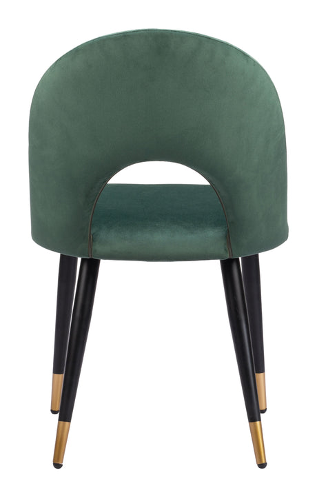 Menlo Green Dining Chair (Set of 2) by Zuomod at Eve Furniture