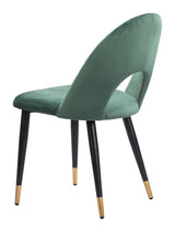 Menlo Green Dining Chair (Set of 2) by Zuomod at Eve Furniture
