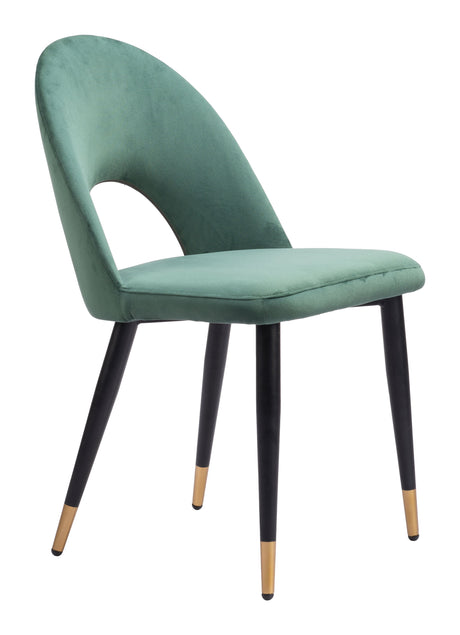 Menlo Green Dining Chair (Set of 2) by Zuomod at Eve Furniture