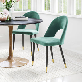 Menlo Green Dining Chair (Set of 2) by Zuomod at Eve Furniture