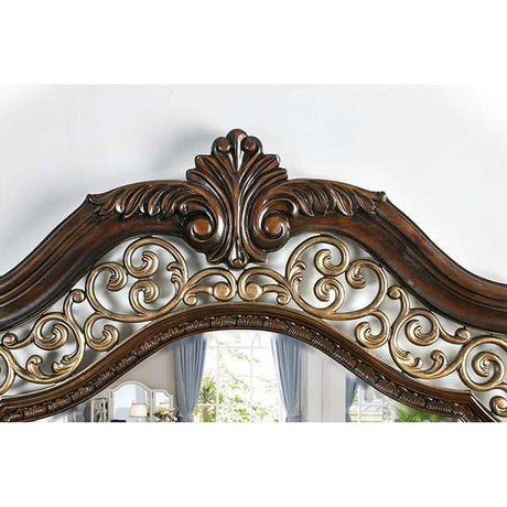 Menodora Brown Cherry California King Bed by Furniture of America at Eve Furniture