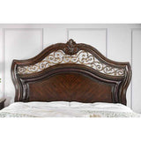 Menodora Brown Cherry California King Bed by Furniture of America at Eve Furniture