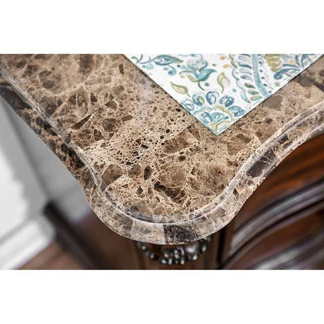 Menodora Brown Cherry California King Bed by Furniture of America at Eve Furniture