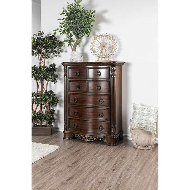 Menodora Brown Cherry Chest by Furniture of America at Eve Furniture