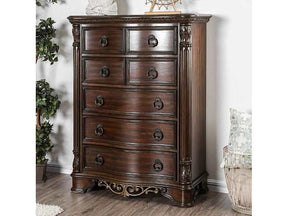 Menodora Brown Cherry Chest by Furniture of America at Eve Furniture