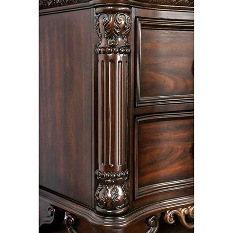 Menodora Brown Cherry Dresser Only by Furniture of America at Eve Furniture