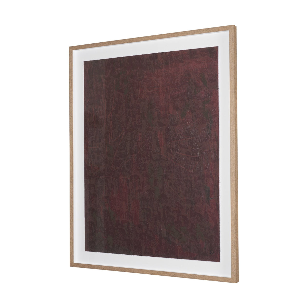Mental Crossfire II by Mercana Studio Hand-Embellished Textured Framed Artwork Matted under Glass by Mercana at Eve Furniture