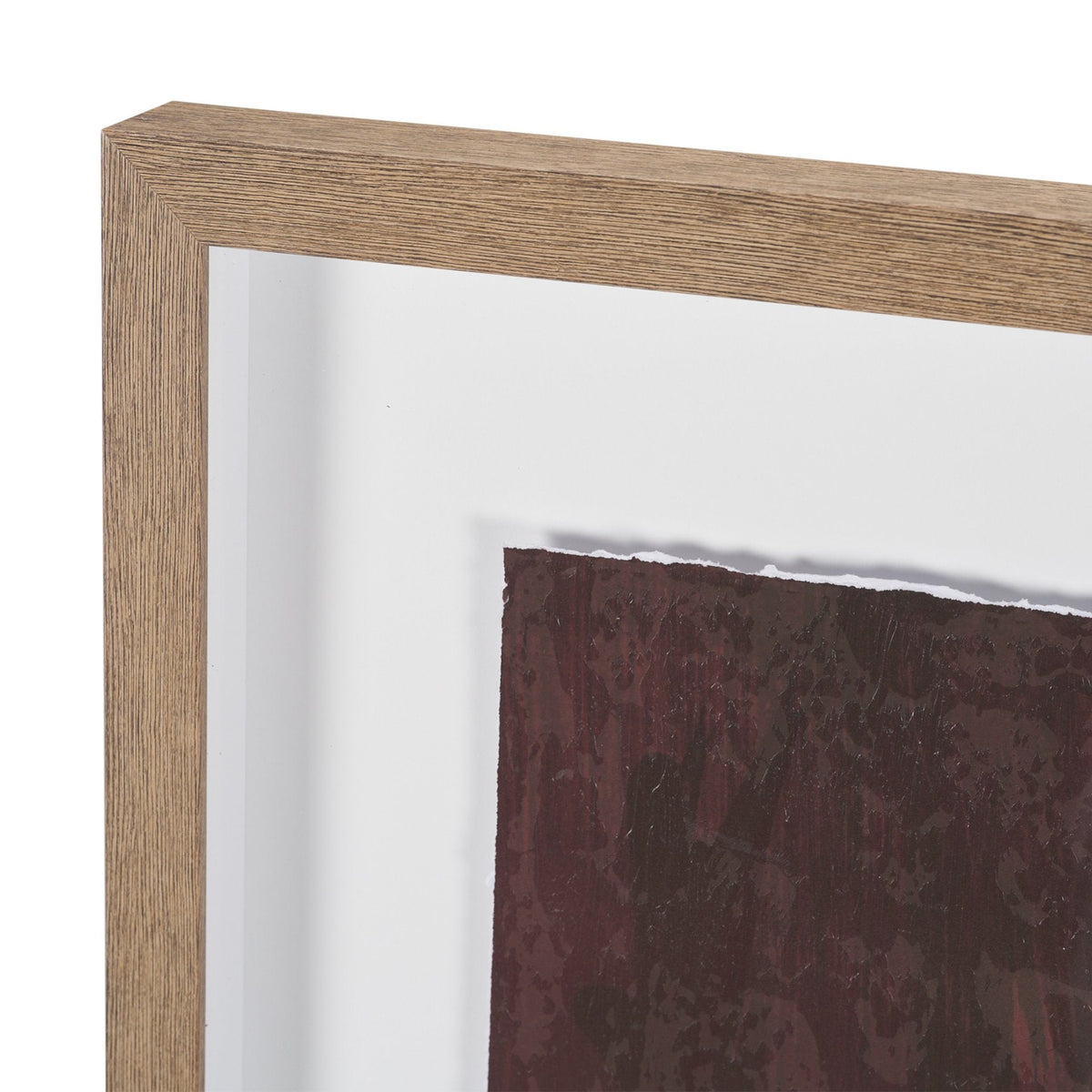 Mental Crossfire II by Mercana Studio Hand-Embellished Textured Framed Artwork Matted under Glass by Mercana at Eve Furniture