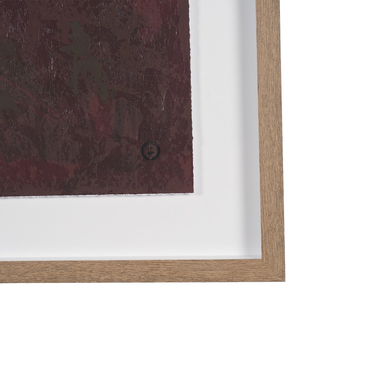 Mental Crossfire II by Mercana Studio Hand-Embellished Textured Framed Artwork Matted under Glass by Mercana at Eve Furniture