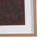 Mental Crossfire II by Mercana Studio Hand-Embellished Textured Framed Artwork Matted under Glass by Mercana at Eve Furniture