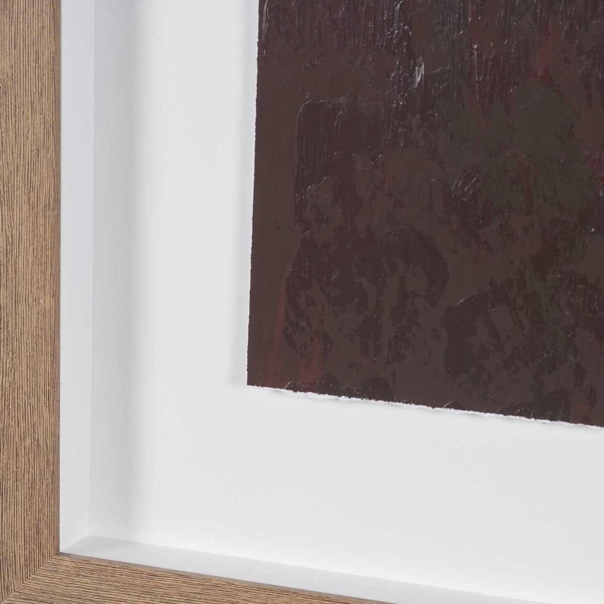 Mental Crossfire II by Mercana Studio Hand-Embellished Textured Framed Artwork Matted under Glass by Mercana at Eve Furniture